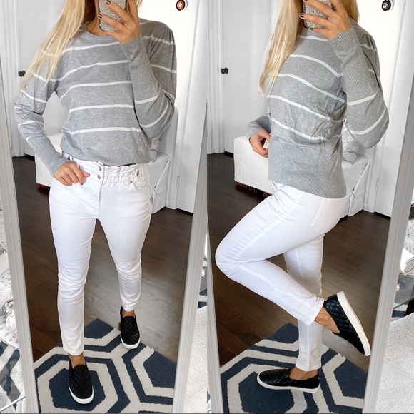 π PAPER BAG HIGH WAIST WHITE JEANS! - Picture 11 of 16